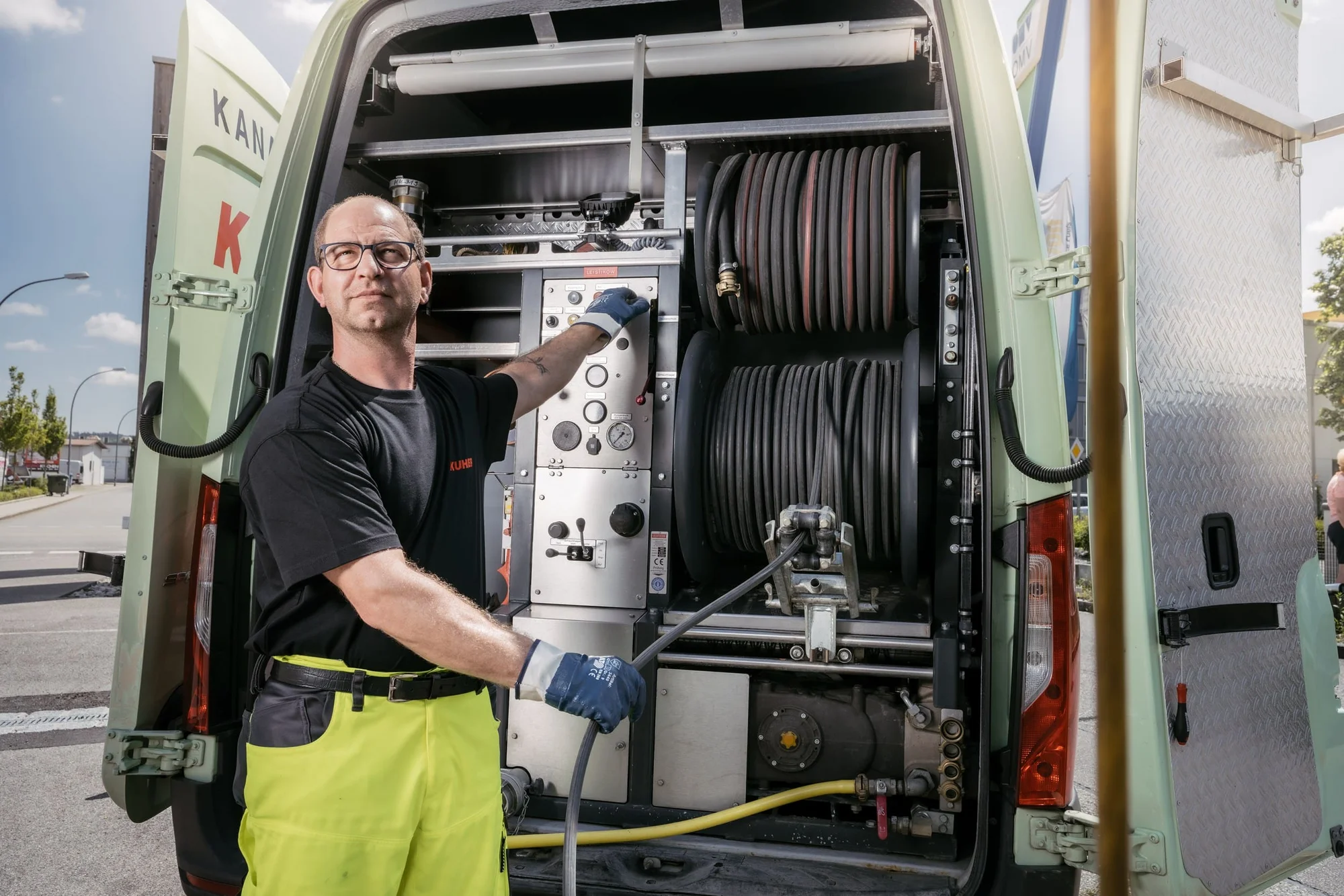 Kanalreinigung mit Hochdrucktechnik